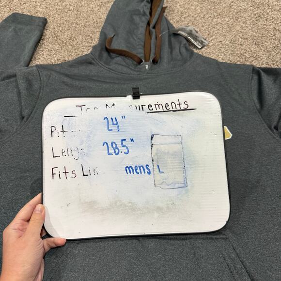 NWT Men's Grey Brown NCAA Western Michigan Broncos Hoodie Sweatshirt Sz Large - Picture 8 of 8